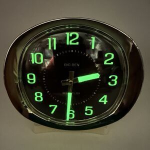 Vintage Westclox Big Ben Alarm Clock Numbers Hands Luminous Dial Works Video